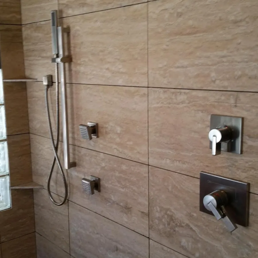 Shower fixture installation for Water Heater Replacement in Duncan